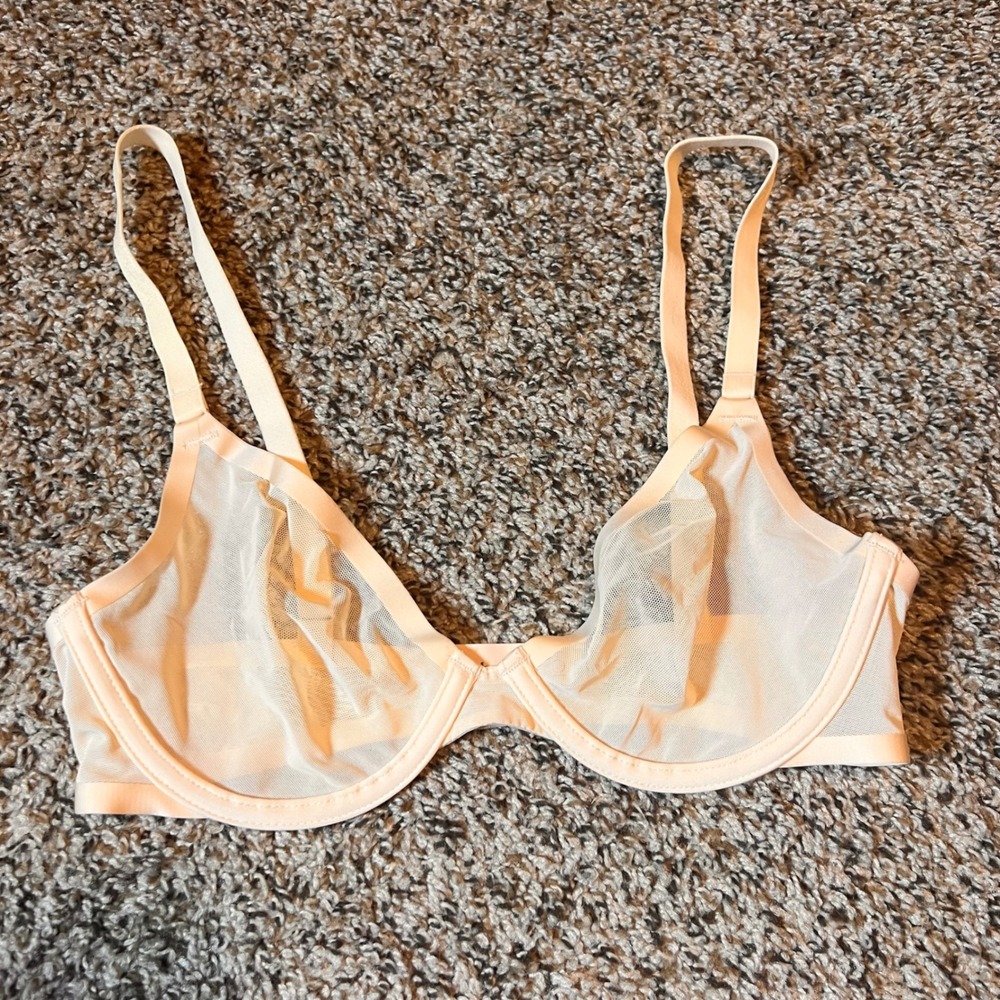 CUUP The Plunge Bra‎ Sheer Unlined Everyday Comfort 32C